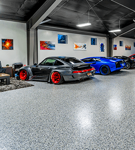 car museum garage floor